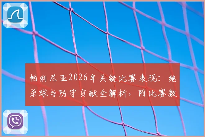 帕利尼亚2026年关键比赛表现：绝杀球与防守贡献全解析，附比赛数据及高光时刻点评